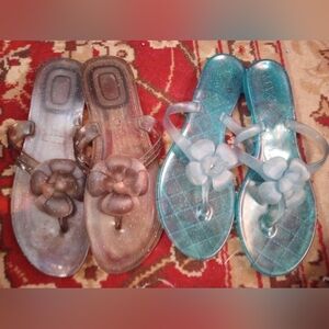 Pair of Jelly Sandals